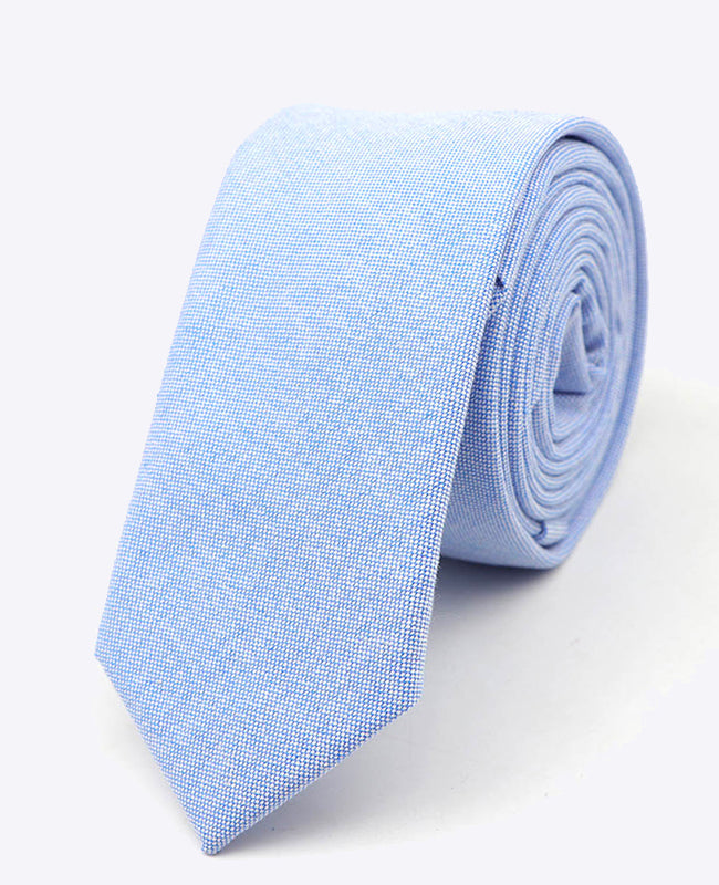 Corbata Azul n°3 Hombre en Algodón | Edgard - Unipap's