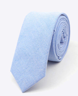 Corbata Azul n°3 Hombre en Algodón | Edgard - Unipap's