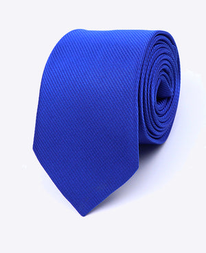 Corbata Azul n°3 Hombre en Poliéster | Lucien - Unipap's
