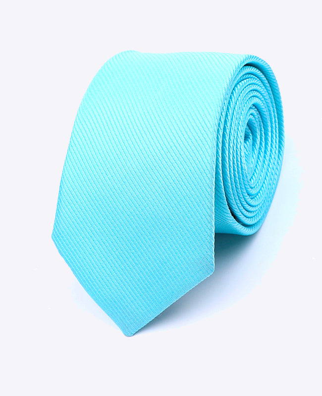 Corbata Azul n°4 Hombre en Poliéster | Lucien - Unipap's