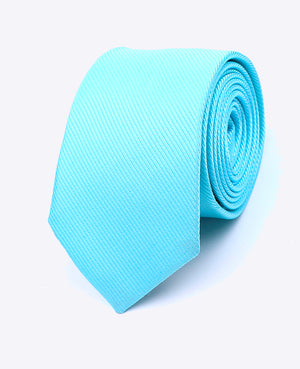 Corbata Azul n°4 Hombre en Poliéster | Lucien - Unipap's