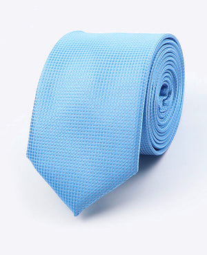 Corbata Azul n°4 Hombre en Poliéster | Martin - Unipap's
