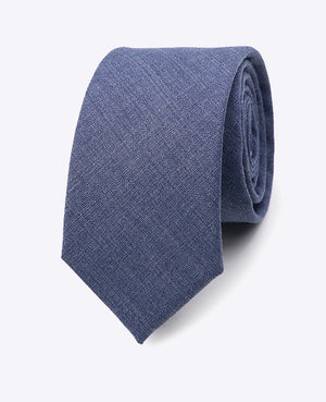 Corbata Azul n°4 Hombre en Poliéster | Octave - Unipap's