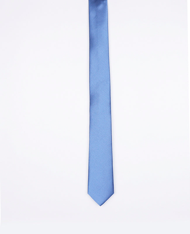 Corbata Azul n°5 Hombre en Poliéster | Lucien - Unipap's