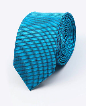 Corbata Azul n°5 Hombre en Poliéster | Martin - Unipap's