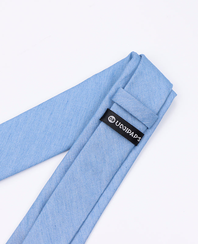 Corbata Azul n°6 Hombre de Algodón | Edgard - Unipap's