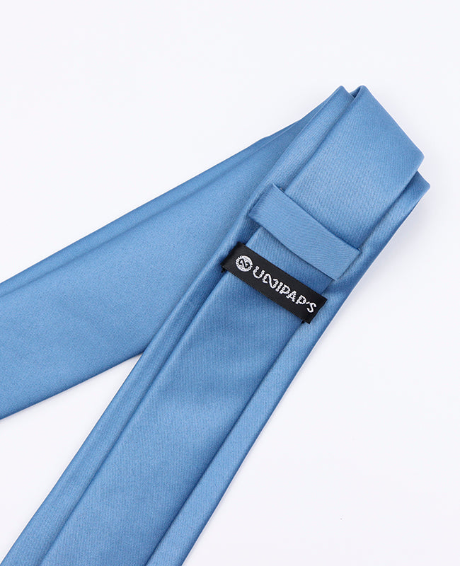 Corbata Azul n°7 Hombre en Poliéster | Anatole - Unipap's