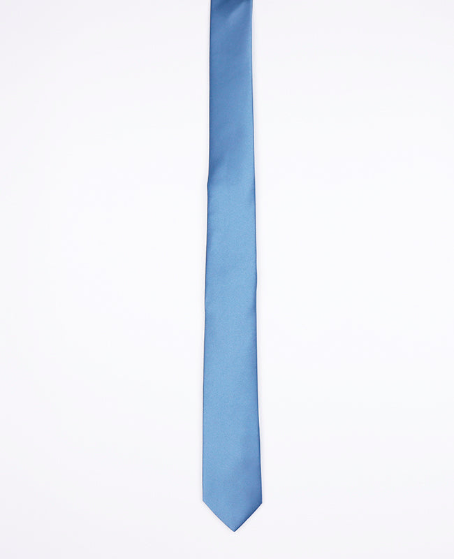 Corbata Azul n°7 Hombre en Poliéster | Anatole - Unipap's