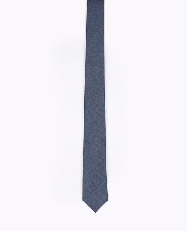 Corbata Azul n°7 Hombre en Poliéster | Octave - Unipap's