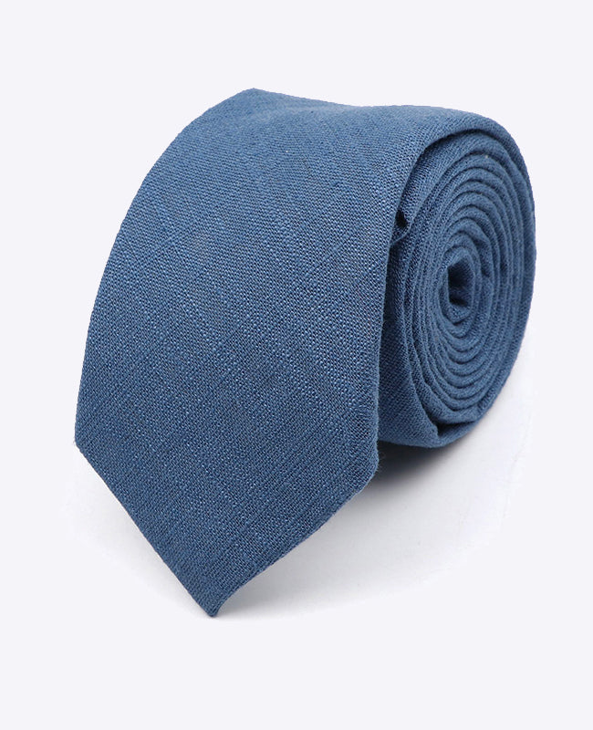 Corbata Azul n°8 Hombre en Algodón | Edgard | Unipap's