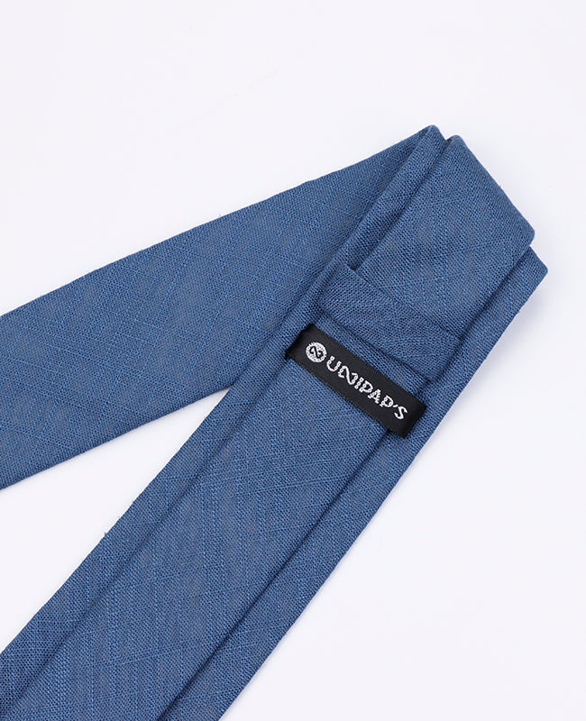 Corbata Azul n°8 Hombre en Algodón | Edgard | Unipap's