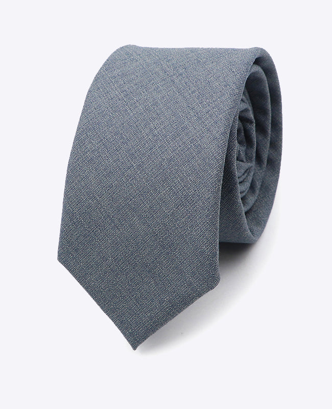 Corbata Azul n°8 Hombre en Poliéster | Octave - Unipap's