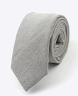 Corbata Gris n°1 Hombre en Algodón | Edgard - Unipap's