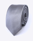 Corbata Gris n°1 Hombre en Poliéster | Lucien - Unipap's