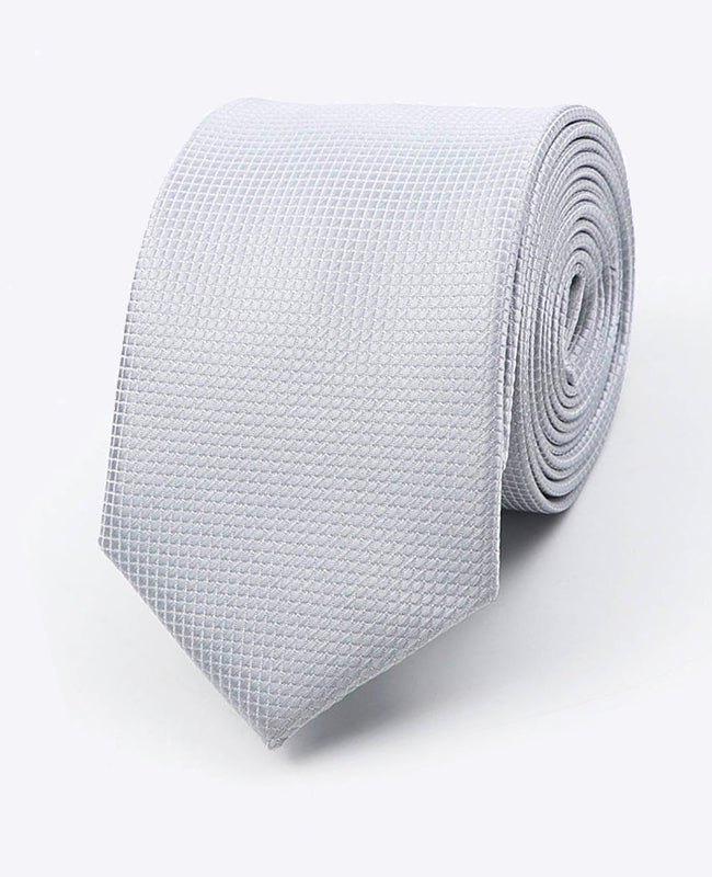 Corbata Gris n°1 Hombre en Poliéster | Martin - Unipap's