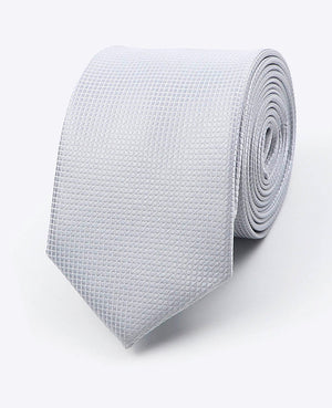 Corbata Gris n°1 Hombre en Poliéster | Martin - Unipap's