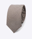 Corbata Gris n°1 Hombre en Poliéster | Octave - Unipap's