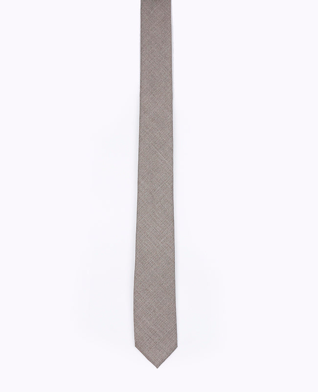 Corbata Gris n°1 Hombre en Poliéster | Octave - Unipap's