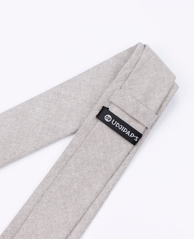 Corbata Gris n°2 Hombre en Algodón | Edgard - Unipap's