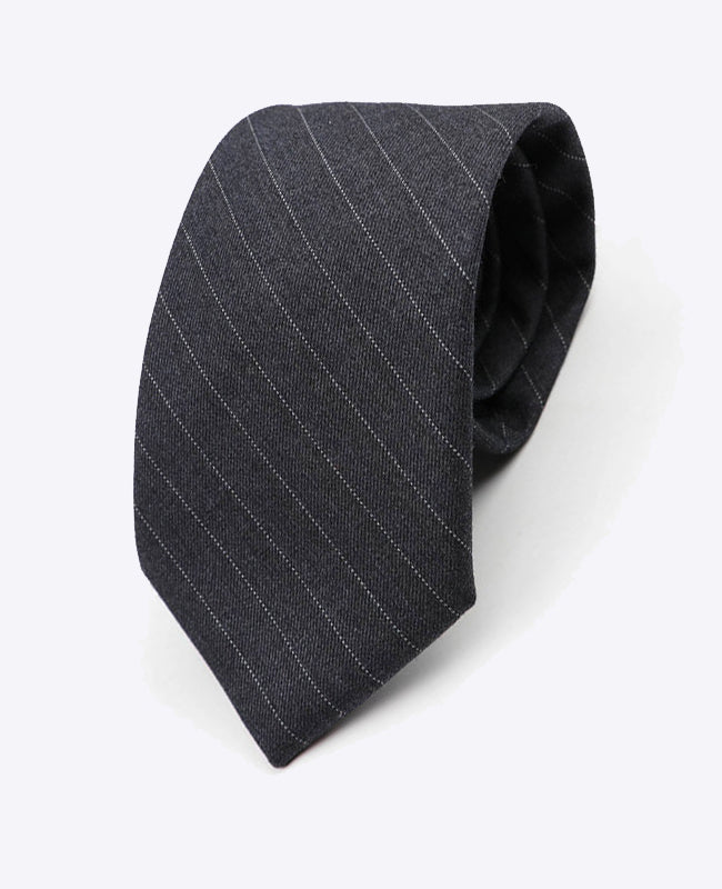 Corbata Gris n°2 Hombre en Poliéster | Gaston - Unipap's