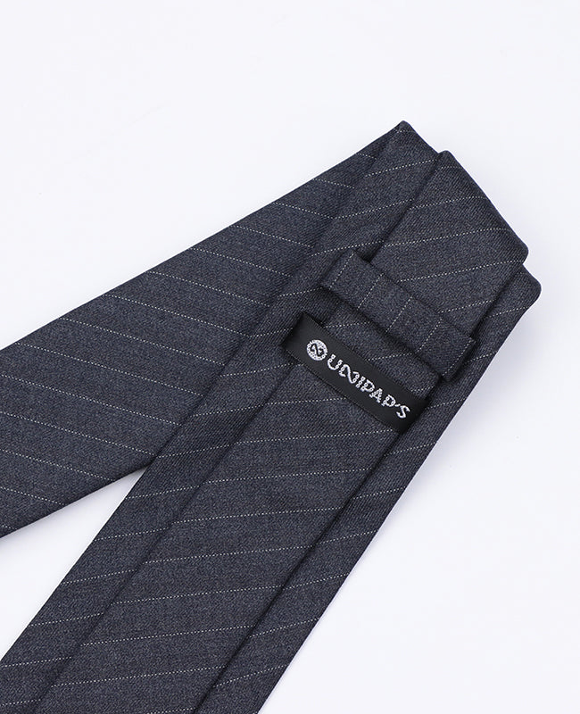 Corbata Gris n°2 Hombre en Poliéster | Gaston - Unipap's