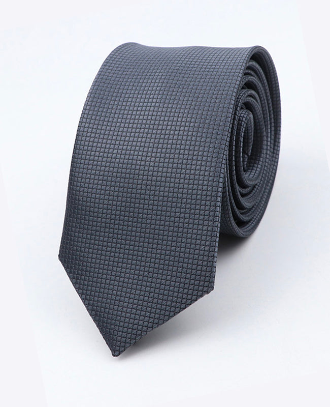 Corbata Gris n°2 Hombre en Poliéster | Martin - Unipap's