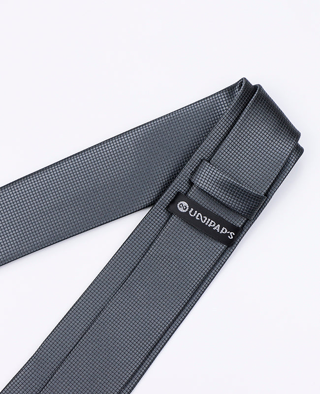 Corbata Gris n°2 Hombre en Poliéster | Martin - Unipap's