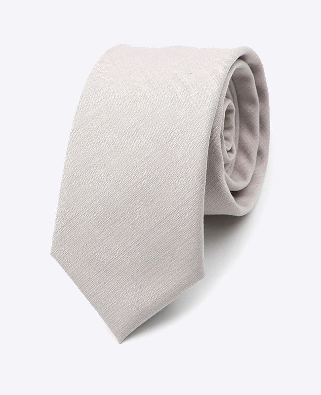 Corbata Gris n°2 Hombre en Poliéster | Octave - Unipap's