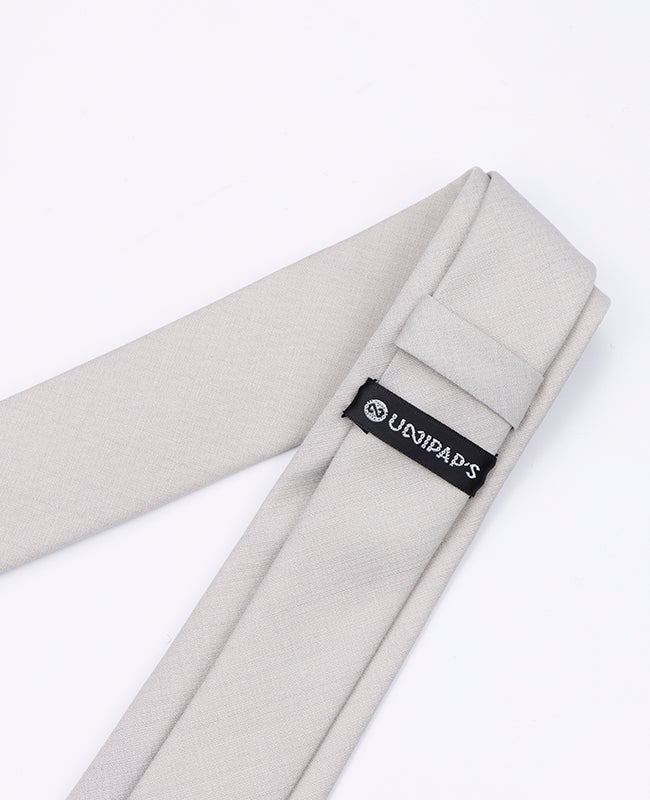 Corbata Gris n°2 Hombre en Poliéster | Octave - Unipap's