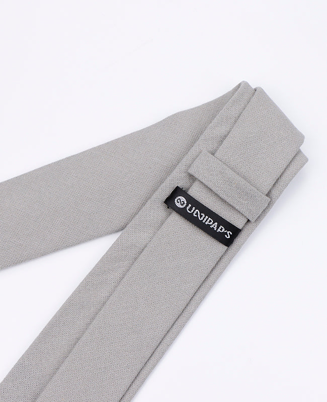 Corbata Gris n°3 Hombre en Algodón | Edgard | Unipap's