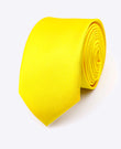 Corbata Amarillo n°1 Hombre en Poliéster | Lucien - Unipap's