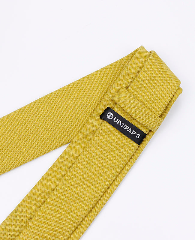 Corbata Amarillo Hombre en Algodón | Edgard | Unipap's