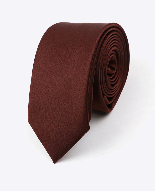 Corbata Marrón Hombre en Poliéster | Anatole - Unipap's