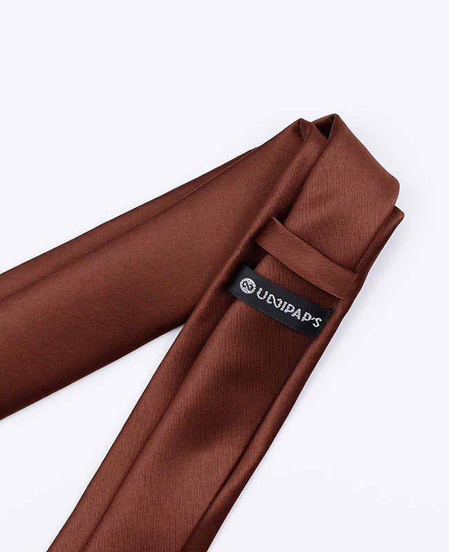 Corbata Marrón Hombre en Poliéster | Anatole - Unipap's