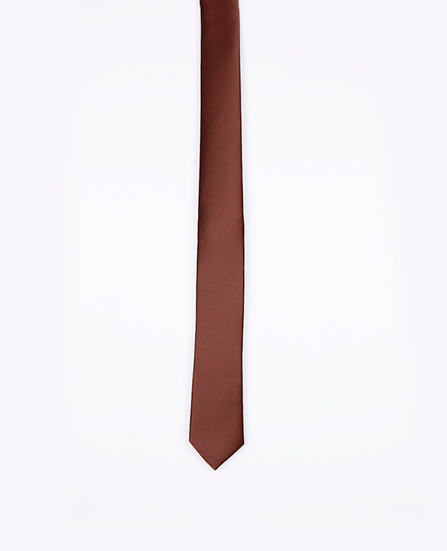 Corbata Marrón Hombre en Poliéster | Anatole - Unipap's