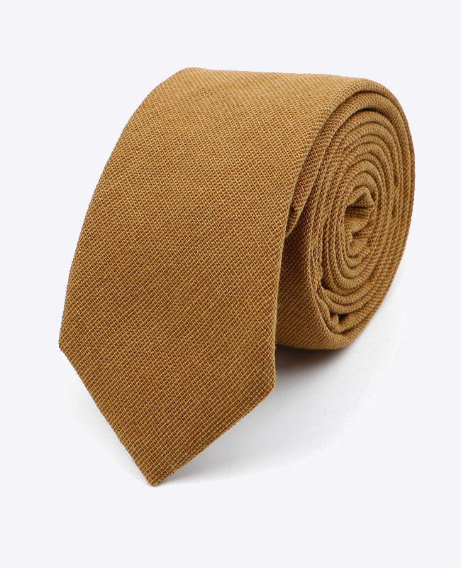 Corbata Marrón Hombre en Algodón | Edgard | Unipap's