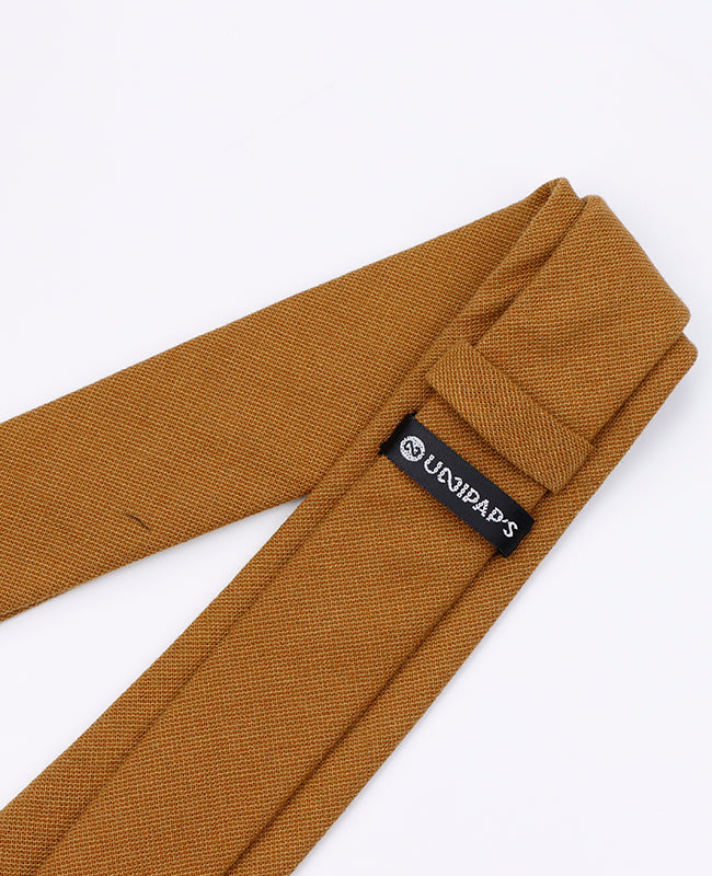 Corbata Marrón Hombre en Algodón | Edgard | Unipap's
