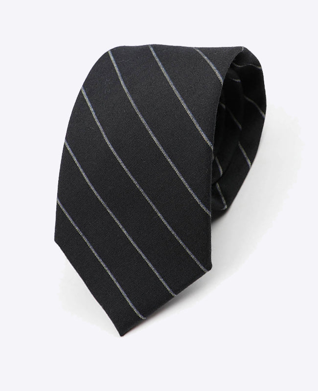 Corbata Negro n°1 Hombre en Poliéster | Gaston - Unipap's