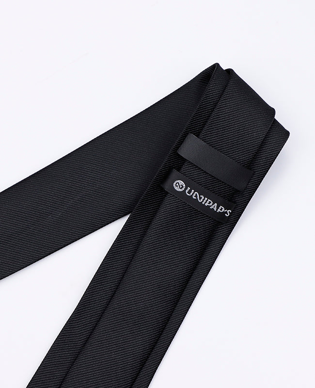 Corbata Negro Hombre en Poliéster | Lucien - Unipap's