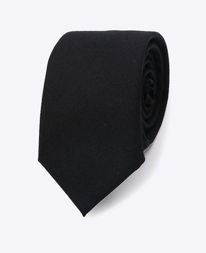 Corbata Negro Hombre en Poliéster | Octave - Unipap's
