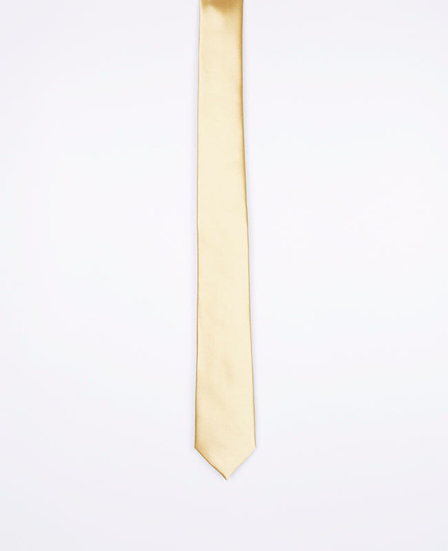 Corbata Or n°2 Hombre en Poliéster | Jules - Unipap's