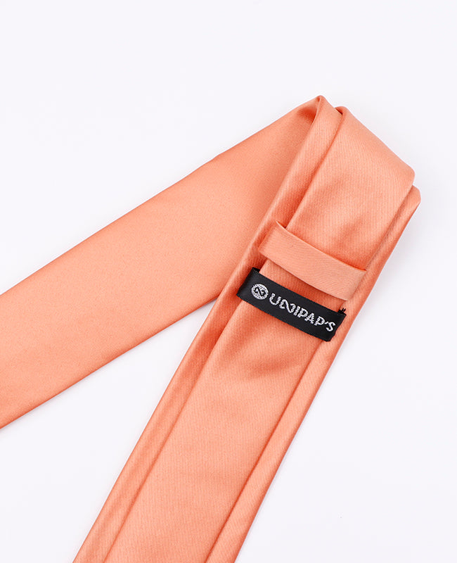 Corbata Naranja n°1 Hombre en Poliéster | Anatole - Unipap's