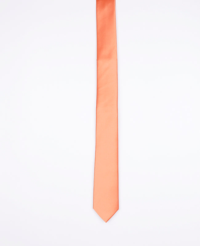 Corbata Naranja n°1 Hombre en Poliéster | Anatole - Unipap's