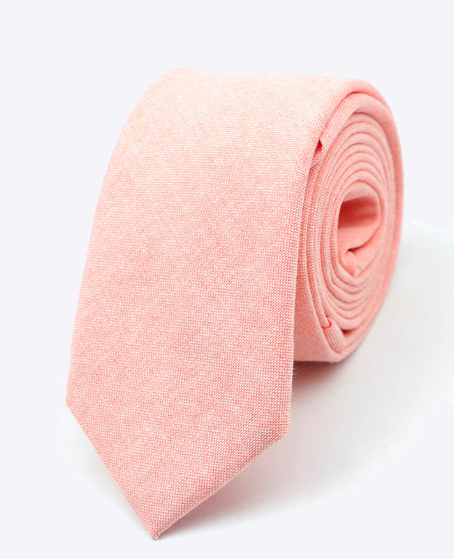 Corbata Rosa n°1 Hombre en Algodón | Edgard - Unipap's