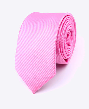 Corbata Rosa Hombre en Poliéster | Lucien - Unipap's