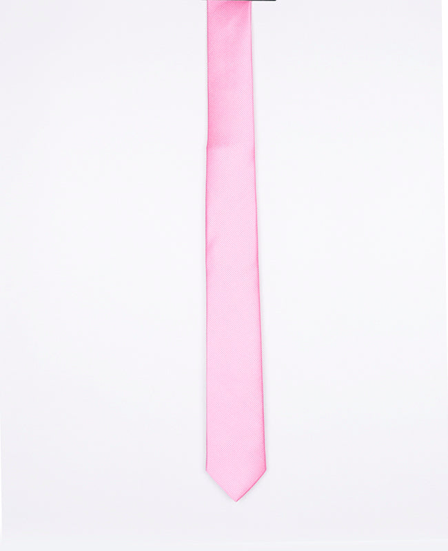 Corbata Rosa Hombre en Poliéster | Lucien - Unipap's