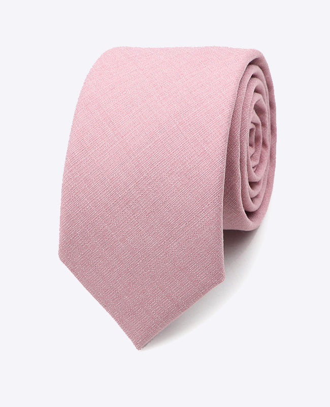 Corbata Rosa Hombre en Poliéster | Octave - Unipap's