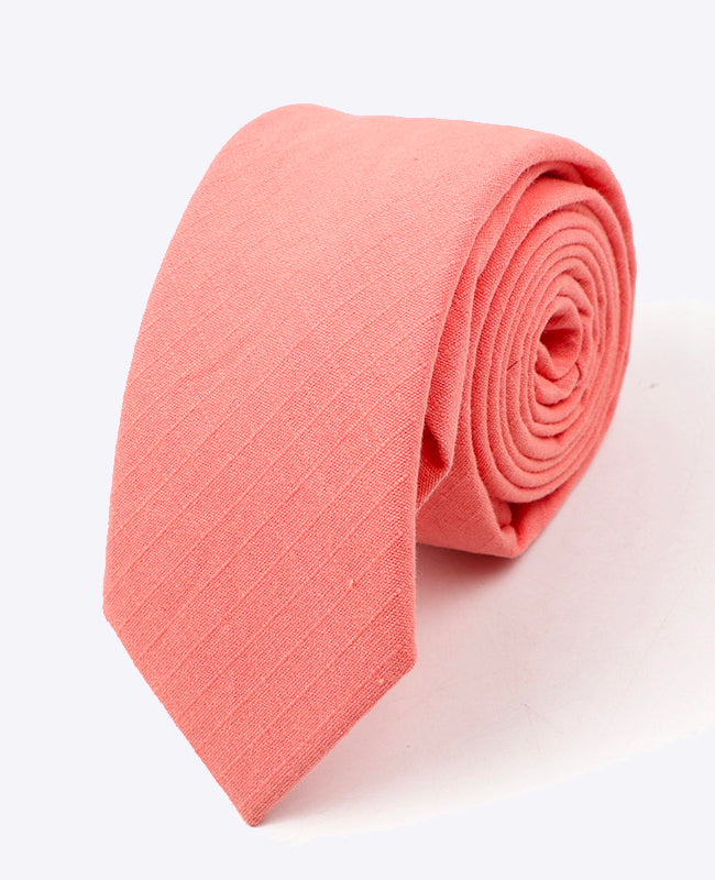 Corbata Rosa n°1 Hombre en Algodón | Oscar - Unipap's