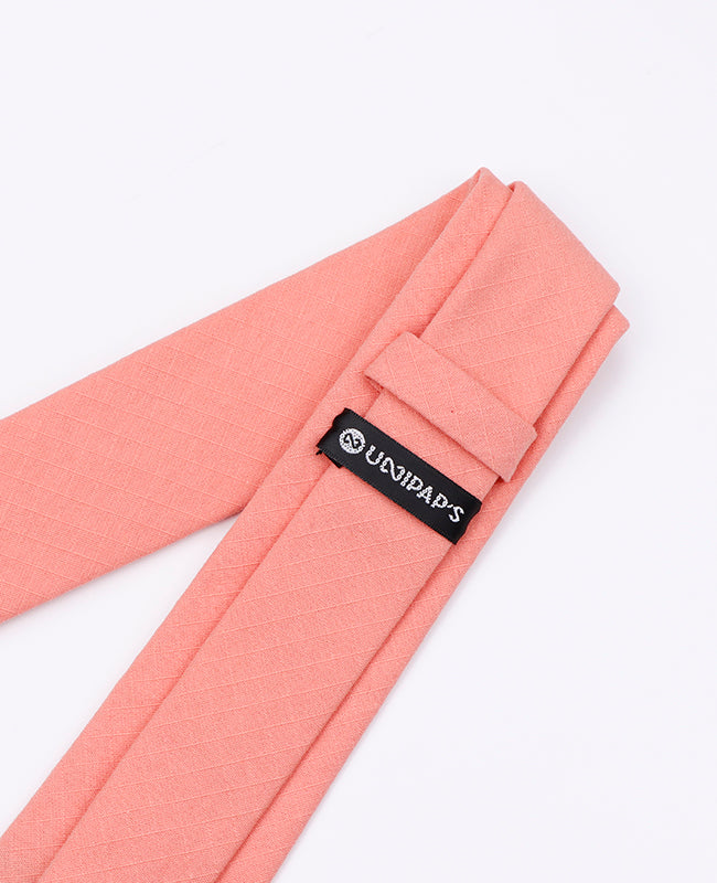 Corbata Rosa n°1 Hombre en Algodón | Oscar - Unipap's