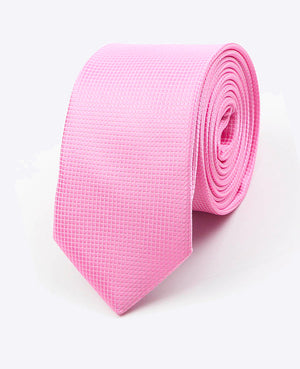 Corbata Rosa n°2 Hombre en Poliéster | Martin - Unipap's